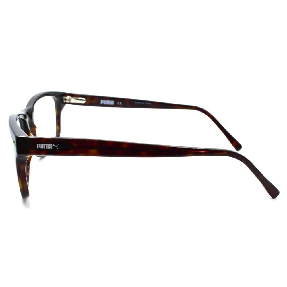 PUMA PE0020O 006 Eyeglasses Frames Unisex 55-18-140 Havana